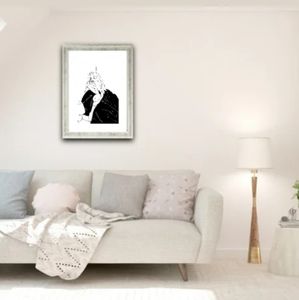 Digital Line Drawing by Antonia  Harris